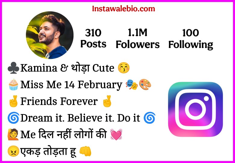 Cool Instagram Bio For Boys