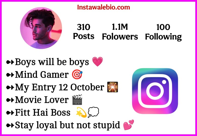 Bio For Instagram For Boys
