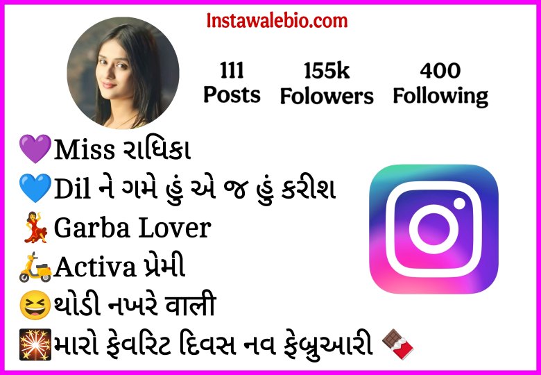 Instagram Bio For Girls In Gujarati