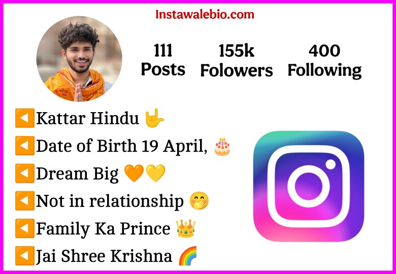 Hindu Bio For Instagram