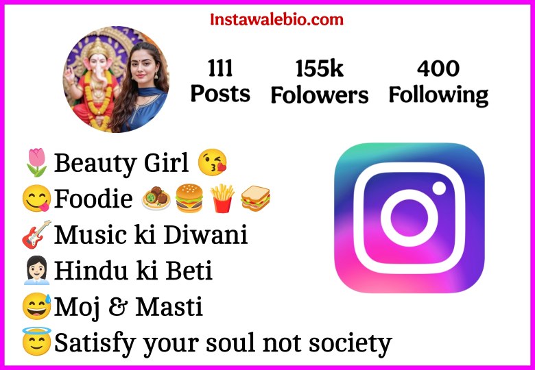Instagram Bio For Hindu Girls