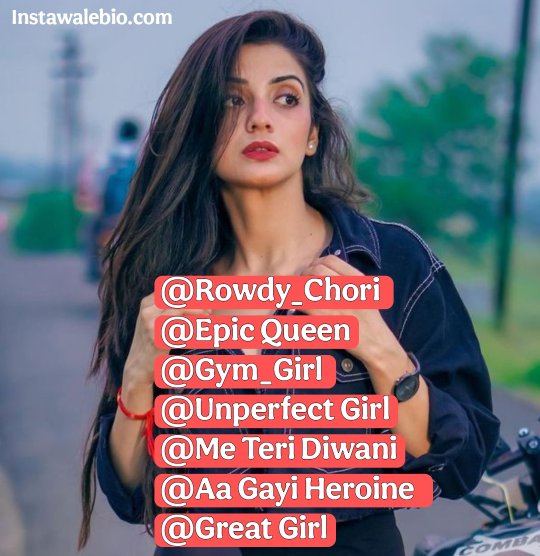 Username For Instagram For Girls Attitude