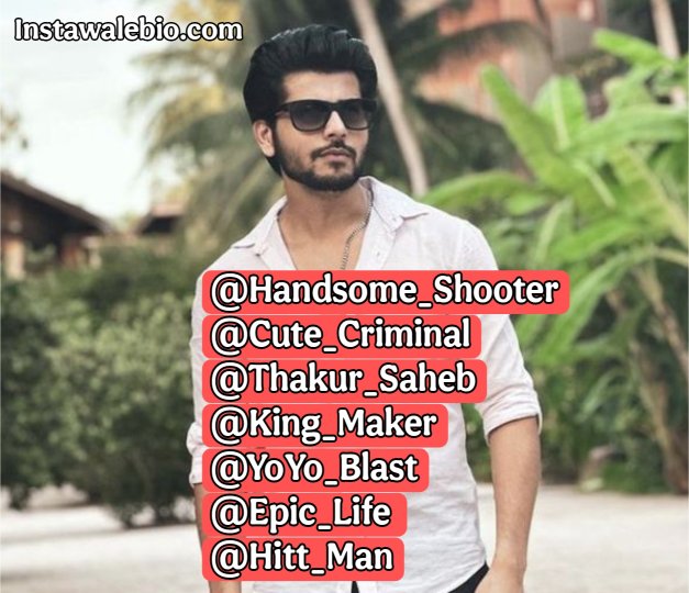 Username For Instagram For Boy Attitude